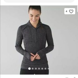 Lululemon Think Fast Pullover- herringbone